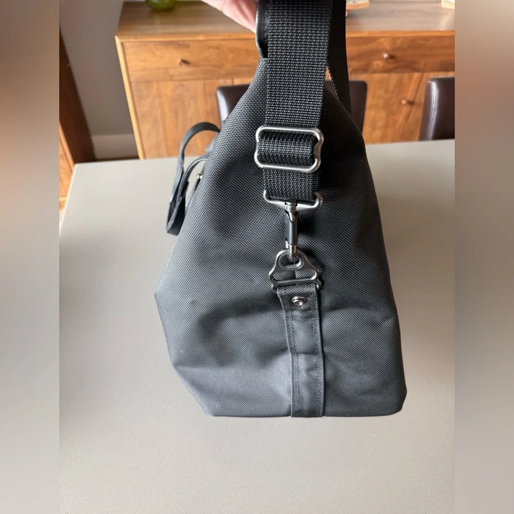 Tumi Alpha Black Travel Bag with Front Pocket